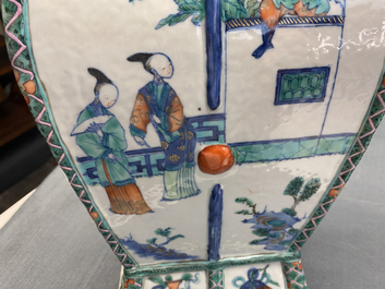 A Chinese doucai 'Xi Xiang Ji' vase, Qianlong/Jiaqing